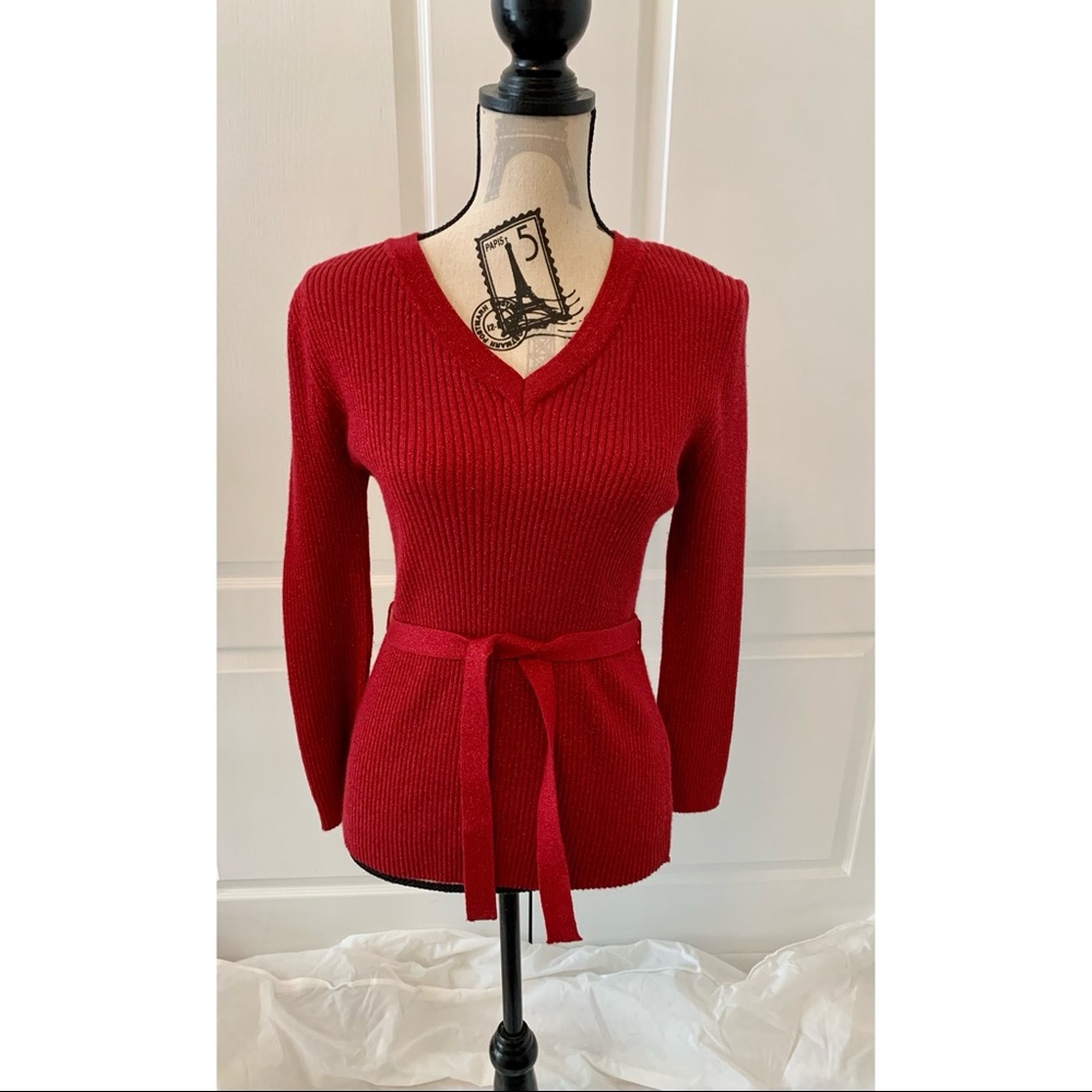Red sweater